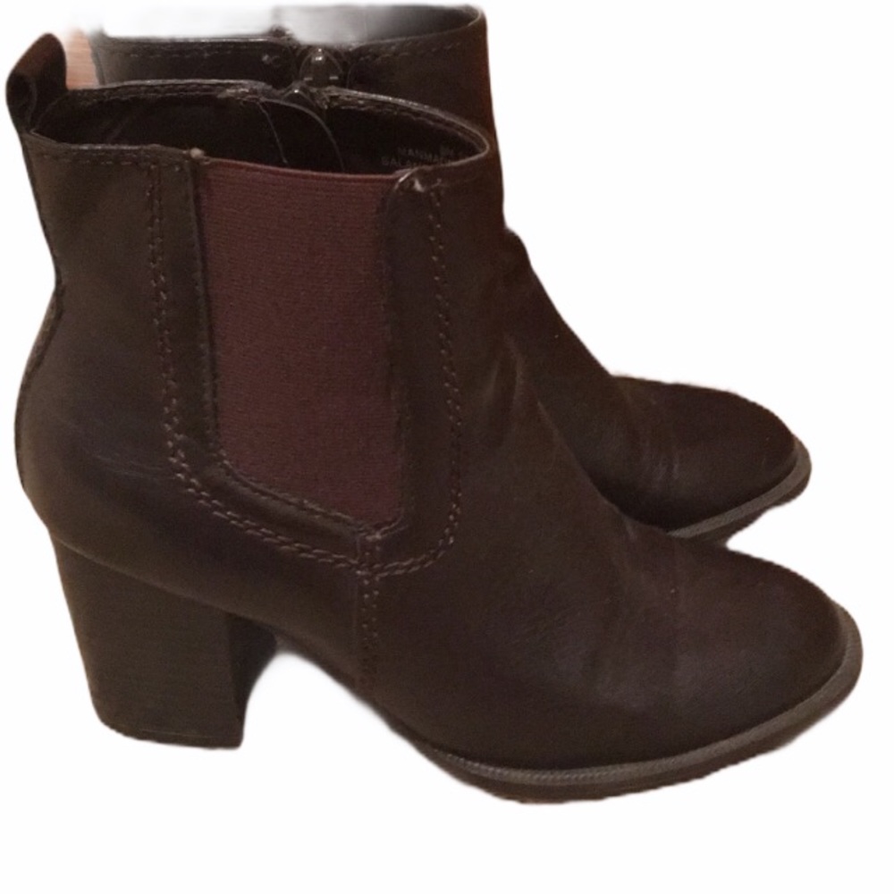 Relativity Stella brown boots heels shoes 6 bootie